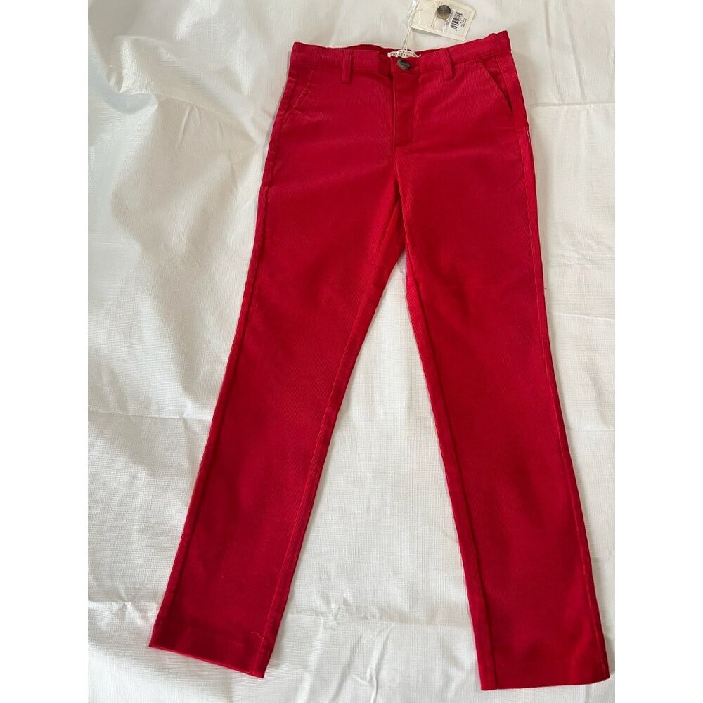Slim-fit Polo Ralph Lauren Red Corduroy Pants